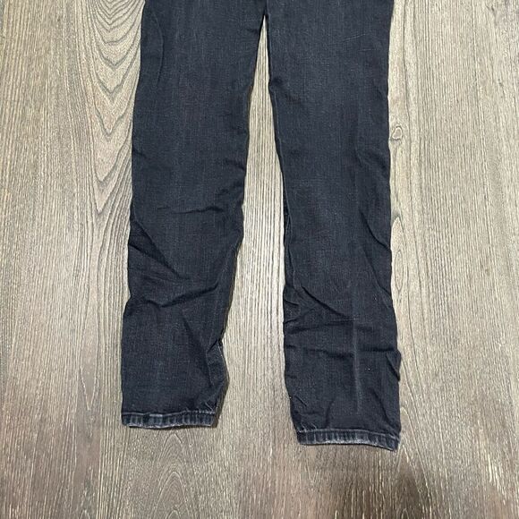 AG Adriano Goldschmied Jeans The Legging Super Skinny Distressed Black Size 27R - Picture 12 of 12